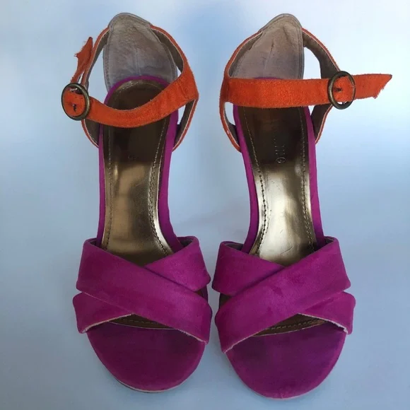 Call It Spring Colourblock Heels - Picture 2 of 5